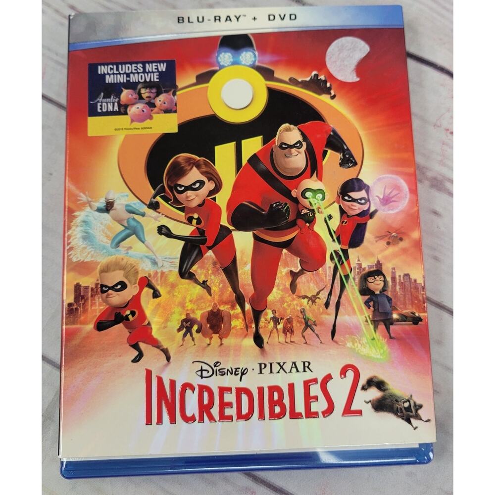 Disney Pixar Incredibles 2 Blu-Ray, DVD  Brand New